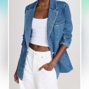 STAUD Denim Blazer 🩵